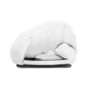 Ploché sandály s volným střihem „White“ 636576WA2M09002