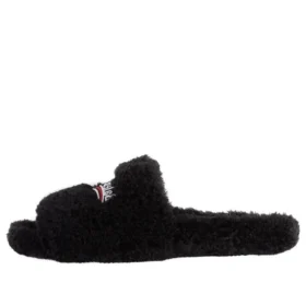 Plyšové pantofle „Black“ 654747W2DO11096