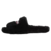 Plyšové pantofle „Black“ 654747W2DO11096