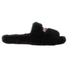 Plyšové pantofle „Black“ 654747W2DO11096