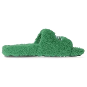 Plyšové pantofle „Green“ 654747W2DO13096