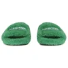 Plyšové pantofle „Green“ 654747W2DO13096