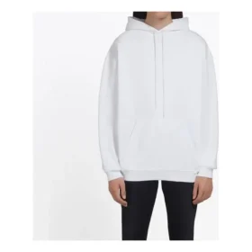 Pánské Balenciaga Back s velkým logem, jednobarevný potisk, bílé 508184TYK549000