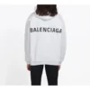 Pánské Balenciaga Back s velkým logem, jednobarevný potisk, bílé 508184TYK549000