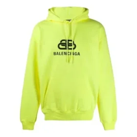 Pánské Balenciaga BB s potiskem na zádech, žluté 583215TFV617050