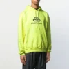 Pánské Balenciaga BB s potiskem na zádech, žluté 583215TFV617050