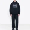 Pánské Balenciaga s potiskem loga „Portrait“, černé 620973TIVA21000
