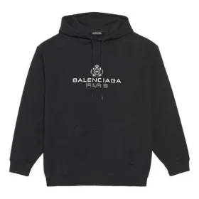 Pánské Balenciaga s potiskem písmen a loga, černé 570811TGV701000
