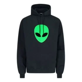 Pánské Balenciaga SS21 Alien s potiskem loga, silnější provedení, klasická černá 641679TJV959113