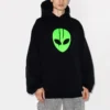 Pánské Balenciaga SS21 Alien s potiskem loga, silnější provedení, klasická černá 641679TJV959113