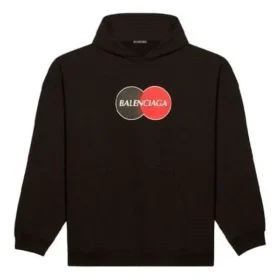 Pánské Balenciaga Uniform Plush Loose Classic Black 620973TIV801000