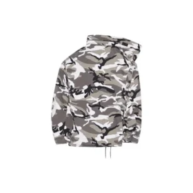 Pánská bundy Balenciaga FW21 s odhalenými rameny, šedá, 663004TKLD41240