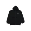 Pánská bundy Balenciaga SS21 s kapucí a zipem, dlouhé rukávy, černá 641659TIV551070