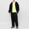 Pánská bundy Balenciaga SS21 s kapucí a zipem, dlouhé rukávy, černá 641659TIV551070