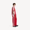 Pánské fotbalové tričko v oversized střihu v červené barvě