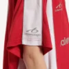 Pánské fotbalové tričko v oversized střihu v červené barvě