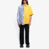Pánská košile Balenciaga SS21 s pruhy a volnými rukávy 658850TIM369086