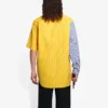 Pánská košile Balenciaga SS21 s pruhy a volnými rukávy 658850TIM369086