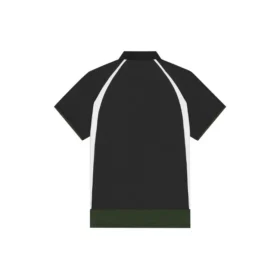 Pánské ležérní dvouvrstvé sportovní polokošile s krátkým rukávem Balenciaga FW21, černé 661507TKVA51042