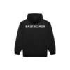 Pánská mikina Balenciaga FW21 s potiskem loga, dlouhé rukávy, černá 600583TIV841070