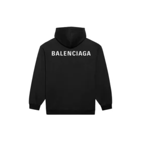 Pánská mikina Balenciaga FW21 s potiskem loga, dlouhé rukávy, černá 600583TIV841070