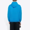 Pánská mikina s kapucí a logem Balenciaga FW21, dlouhé rukávy, modrá 570811TIV557560
