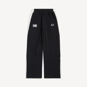 Pánské oversized tepláky Balenciaga | NBA collaboration v černé/bílé barvě