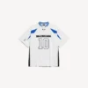Pánské oversized tričko Balenciaga | NBA Collaboration v bílé/vícebarevné barvě