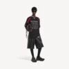 Pánské oversized tričko Balenciaga | NBA collaboration v černé/vícebarevné barvě