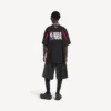 Pánské oversized tričko Balenciaga | NBA collaboration v černé/vícebarevné barvě