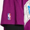 Pánské oversized tričko Balenciaga | NBA Collaboration ve fialové barvě