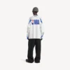 Pánské oversized tričko s dlouhým rukávem Balenciaga | NBA Collaboration v barvě bílá/vícebarevná