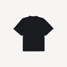 Pánské oversized tričko s motivem vintage surfaře v černé barvě