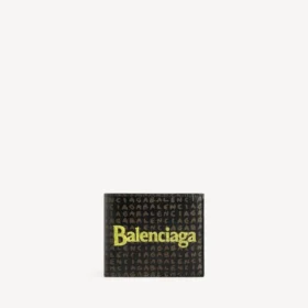 Pánská peněženka na mince Select Square Folded v černé barvě
