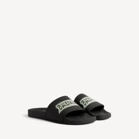 Pánské plážové sandály v černé/bílé barvě