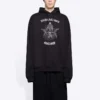Pánské pohodlné ležérní černé kalhoty Balenciaga 641679TJV791000