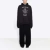 Pánské pohodlné ležérní černé kalhoty Balenciaga 641679TJV791000