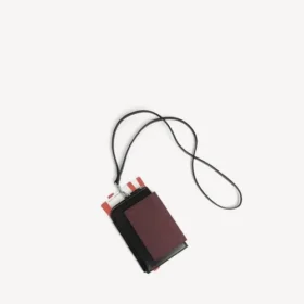 Pánské pouzdro na telefon a pas v barvě burgundy
