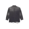 Pánská roztržená Denim košile SS21, černá 657610TBP191090