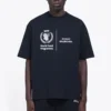 Pánský svetr Balenciaga x WFP 1. generace s potiskem loga, kulatým výstřihem a krátkými rukávy, černý 612966THV841000