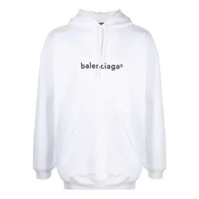 Pánský svetr s logem Balenciaga, oversize, bílý 570811TIV559040