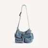 Pánská taška typu messenger v barvě vintage blue