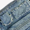 Pánská taška typu messenger v barvě vintage blue