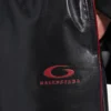 Pánské teplákové kalhoty v černé/bordó barvě