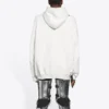 Pánské tričko Balenciaga FW21 s dlouhým rukávem a potiskem „Hi My Name Is Alphabet“, bílé, 651799TKVF29081