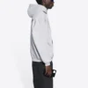 Pánské tričko Balenciaga FW21 s potiskem loga, dlouhé rukávy, šedé 600583TIV841167