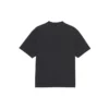 Pánské tričko Balenciaga Retro Knit BB Paris s potiskem, verze s krátkým rukávem, černé 594579TGV601000