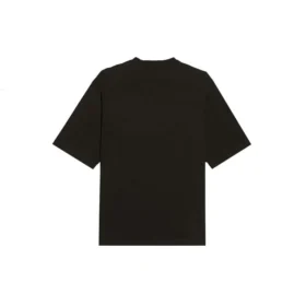 Pánské tričko Balenciaga Retro Uniform s volným střihem a krátkým rukávem, černé 620969TIV791000