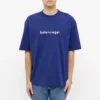 Pánské tričko Balenciaga s logem Alphabet, krátký rukáv, modré 612966TIV541195