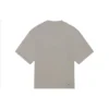 Pánské tričko Balenciaga s mozaikovým logem BB Alphabet, volný střih s otvory a efektem opotřebení, krátký rukáv, šedé 651795TKVF58174